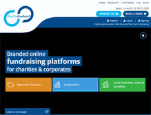 Tablet Screenshot of charitycheckout.co.uk